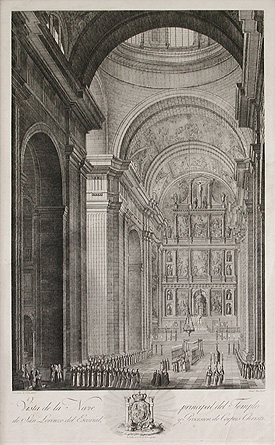 Manuel Alegre - Vista de la Nave Principal del Templo de San Lorenzo