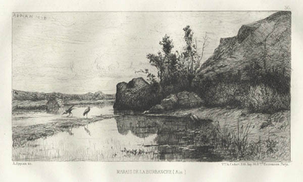 Adolph Appian - Marais de la Burbanche - Marsh of the Burbanche