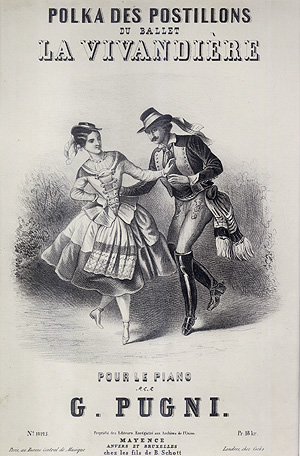 B. Schott - Polka des Postillons du Ballet La Vivandiere