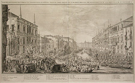 Guiseppe Baroni - The Grande Regatta of Venice in 1709