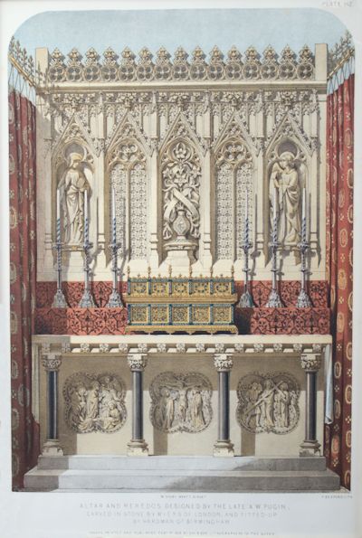Francis Bedford Day & Son London - Altar and Reredos Designed by The Late A. W. Pugin Industrial Arts of the Nineteenth Century at the Great Exhibition