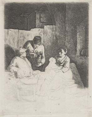 Cornelis Bega - Family in the Inn