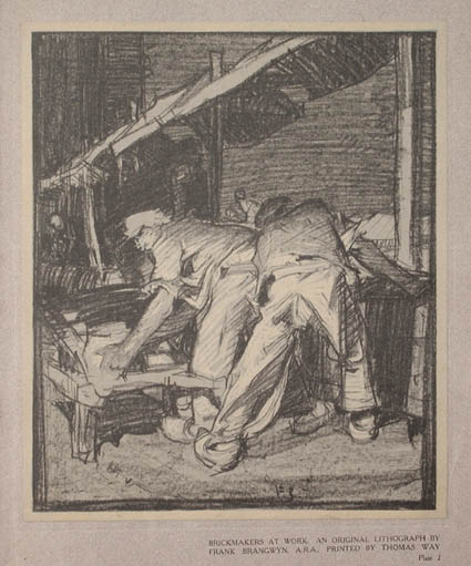 Sir Frank Brangwyn - Brickmakers at Work