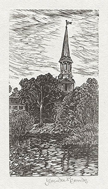 Gerard Brender a Brandis - Steeple in Sandwich, Massachusetts