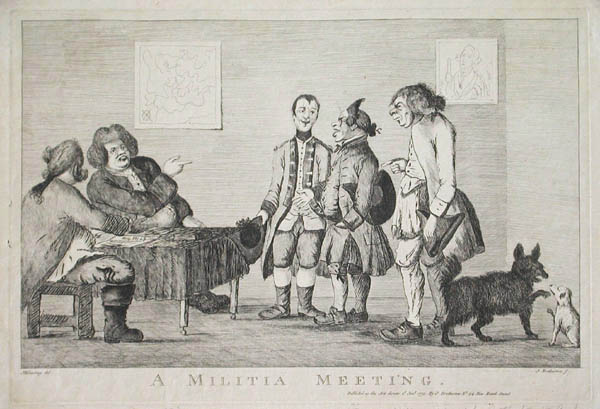 James Bretherton and Henry William Bunbury - A Militia Meeting