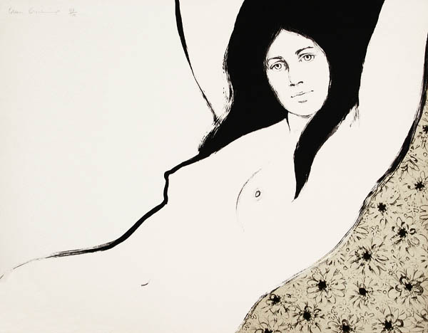 Colleen Browning - Odalisque Original Lithograph