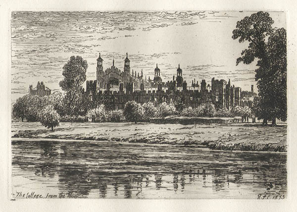 Richard Samuel Chattock - Eton College from the River