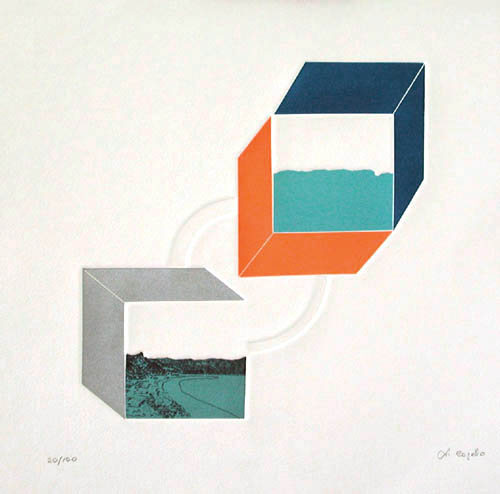 Francisco Copello - Untitled Composition Cubes