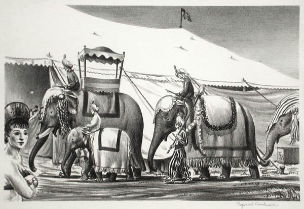 Raymond Creekmore - Circus Elephants