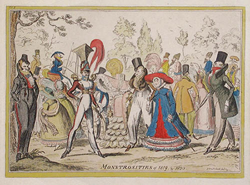 George Cruikshank - Monstrosities of 1819 and 1820