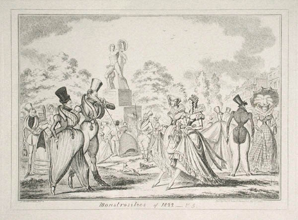 George Cruikshank - Monstrosities of 1822