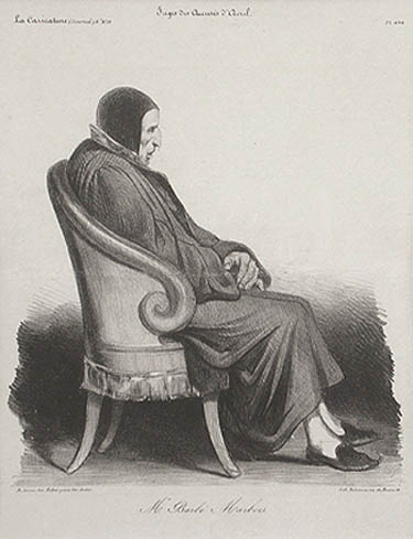 Honore Daumier - Mr. Barbe Marbois Francois Marquis de Barbe Marbois by Le Caricature Paris