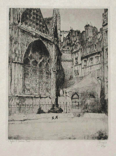 Jules De Bruycker - L'Eglise St. Severin Paris