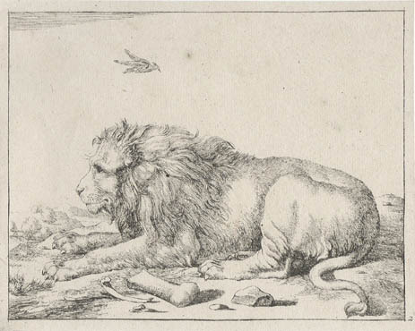 Marcus De Bye and Paulus Potter - Lion Plate Two