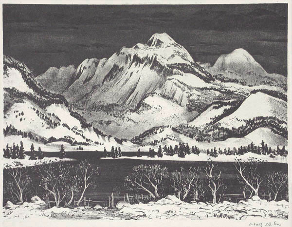 Adolf Dehn - Snow Mountain