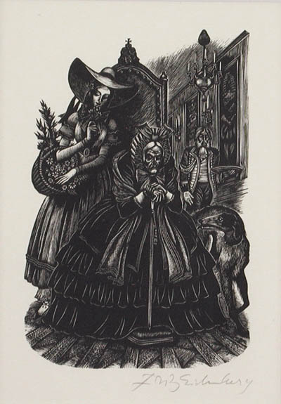 Fritz Eichenberg - The Old Lady