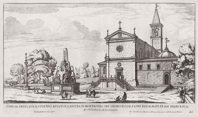 Giovanni Battista Falda - Chiesa Dedicata a S-Pietro Apostolo St. Peter's Church in Montorio