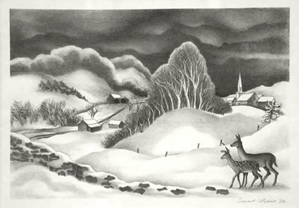 Ernest Fiene - Winter Evening