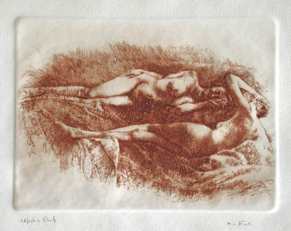 Herbert Lewis Fink - Two Nudes