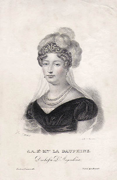 Hippolyte-Louis Garnier - La Dauphine Duchesse D'Angouleme