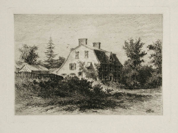 Edmund Henry Garrett - The Old Manse Home of Nathaniel Hawthorne Concord Massachusetts