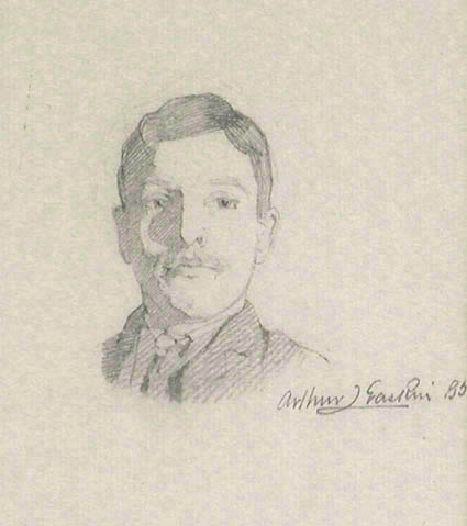 Arthur Joseph Gaskin - Portrait of Frank Richards