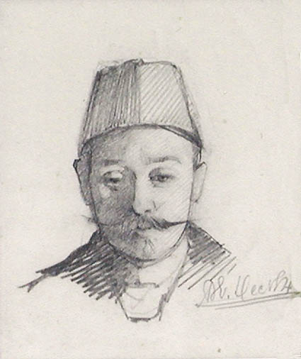 Arthur Joseph Gaskin - Portrait of Louis Fairfax Muckley