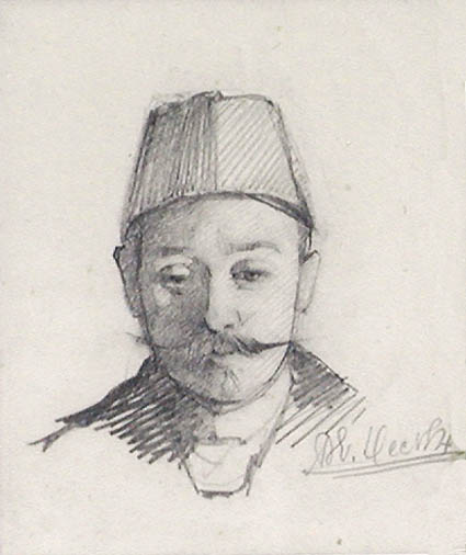 Arthur Joseph Gaskin - Portrait of Louis Fairfax Muckley