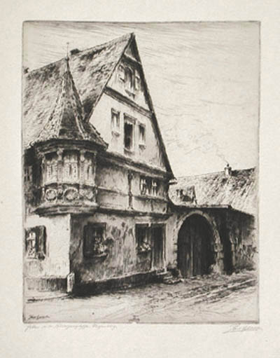 Paul Geissler - A House in Rosenheim Bavaria