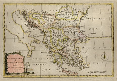 J. Gibson - An Accurate Map of Turkey in Europe