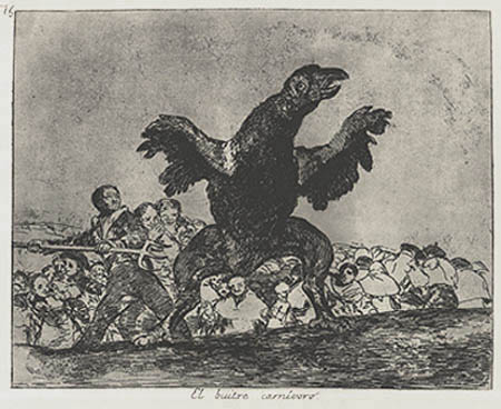 Francisco Goya - El Buitre Carnivoro or The Carnivorous Vulture