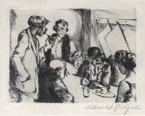 Albrecht Gutjahr - Tavern Scene