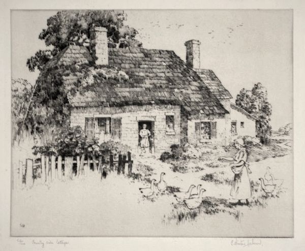 Charles Winston Haberer - Countryside Cottage