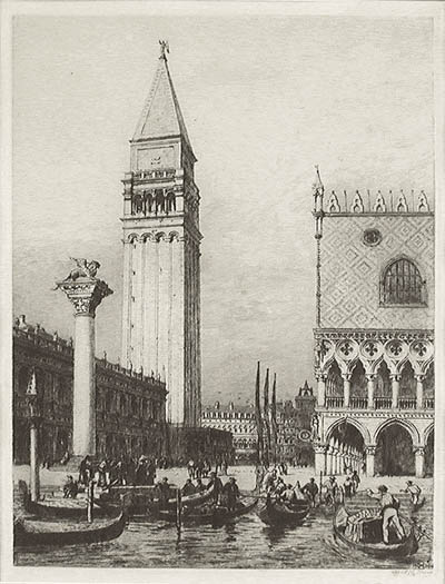 Axel Hermann Haig - Campanile Venice