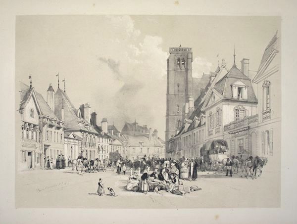 James Duffield Harding -  Dijon Sketches at Home and Abroad