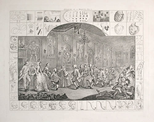 William Hogarth - Analysis of Beauty Plate II