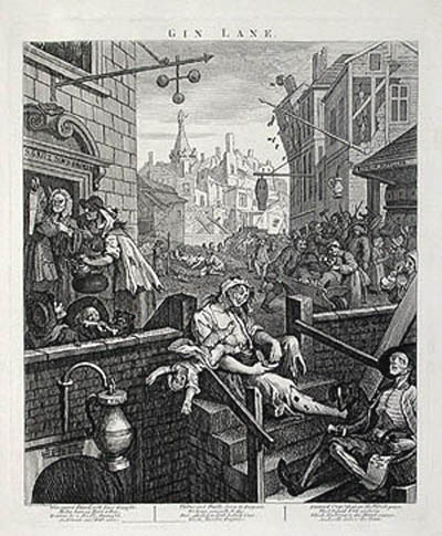 William Hogarth - Gin Lane