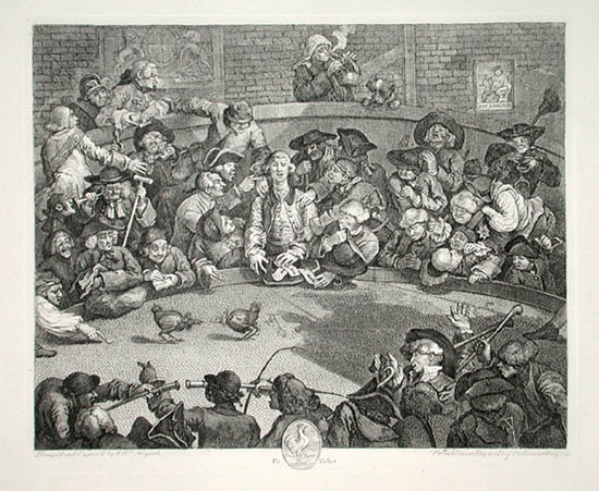 William Hogarth - Pit Ticket The Cockpit