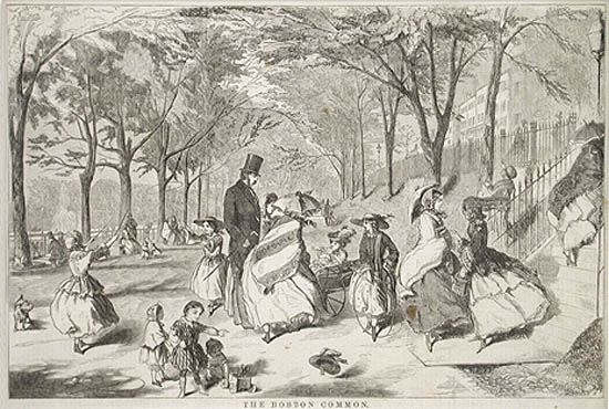 Winslow Homer - The Boston Common Harper's Weekly New York A Journal of Civilization