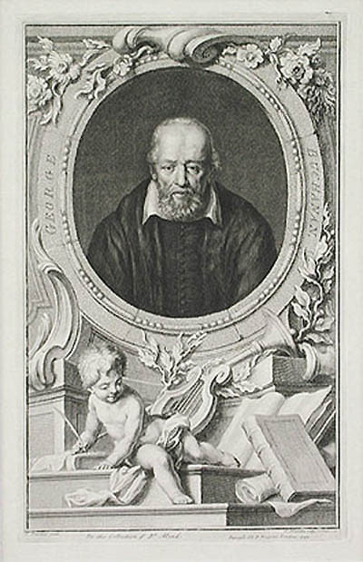Jacobus Houbraken and Frans Pourbus the Elder - Portrait of George Buchanan