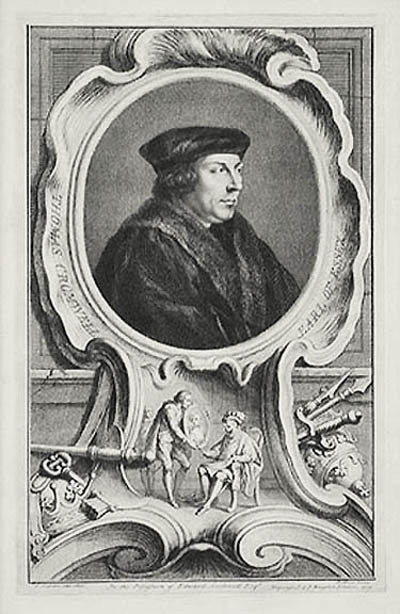 Jacobus Houbraken and Hans Holbein the Younger- Thomas Cromwell Earl of Essex