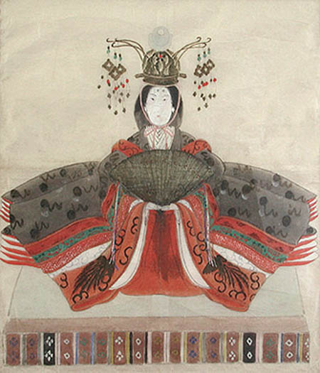 19th Century Japanese School - Japanese Empress Doll