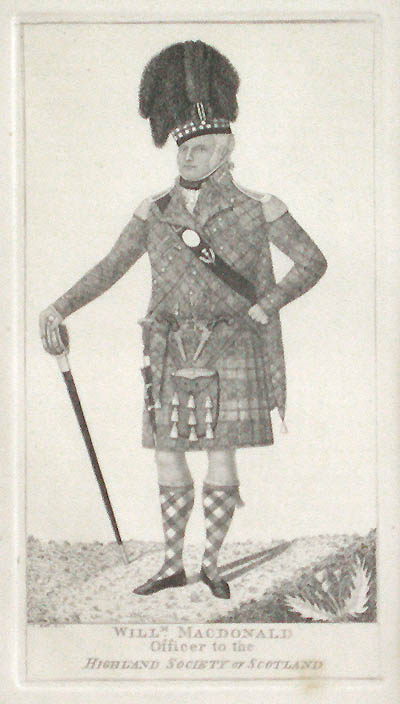 John Kay - William Macdonald - Officer to The Highland Society of Scotland
