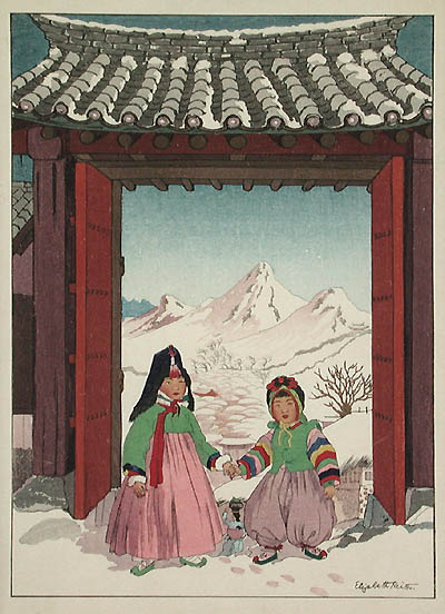 Elizabeth Keith - Two Korean Children