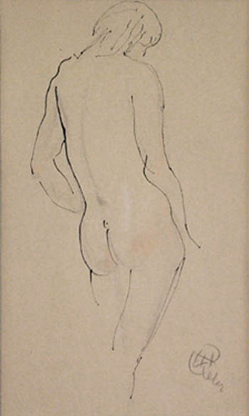 Henry George Keller - Figure Study