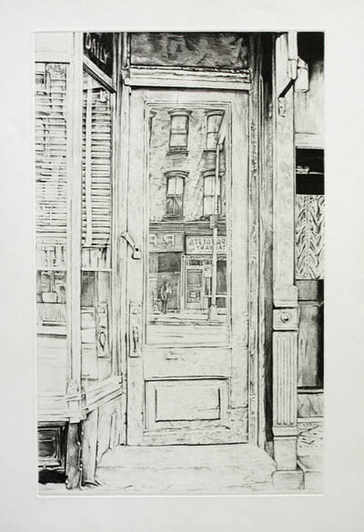 Michael Kirk - Doorway - Original Aquatint