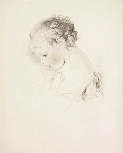 Frederick Christian Lewis and Sir Thomas Lawrence - Portrait of Henry Bloxam as a Child