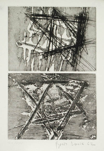 Boris Lurie - Untitled Composition