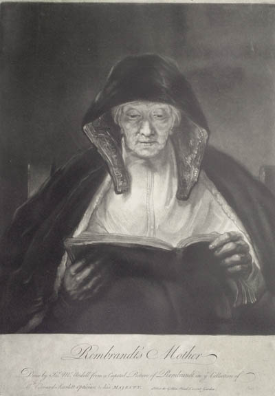 James Macardell - Rembrandt's Mother