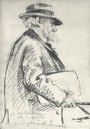 Joseph Margulies - Portrait of Joseph Pennell